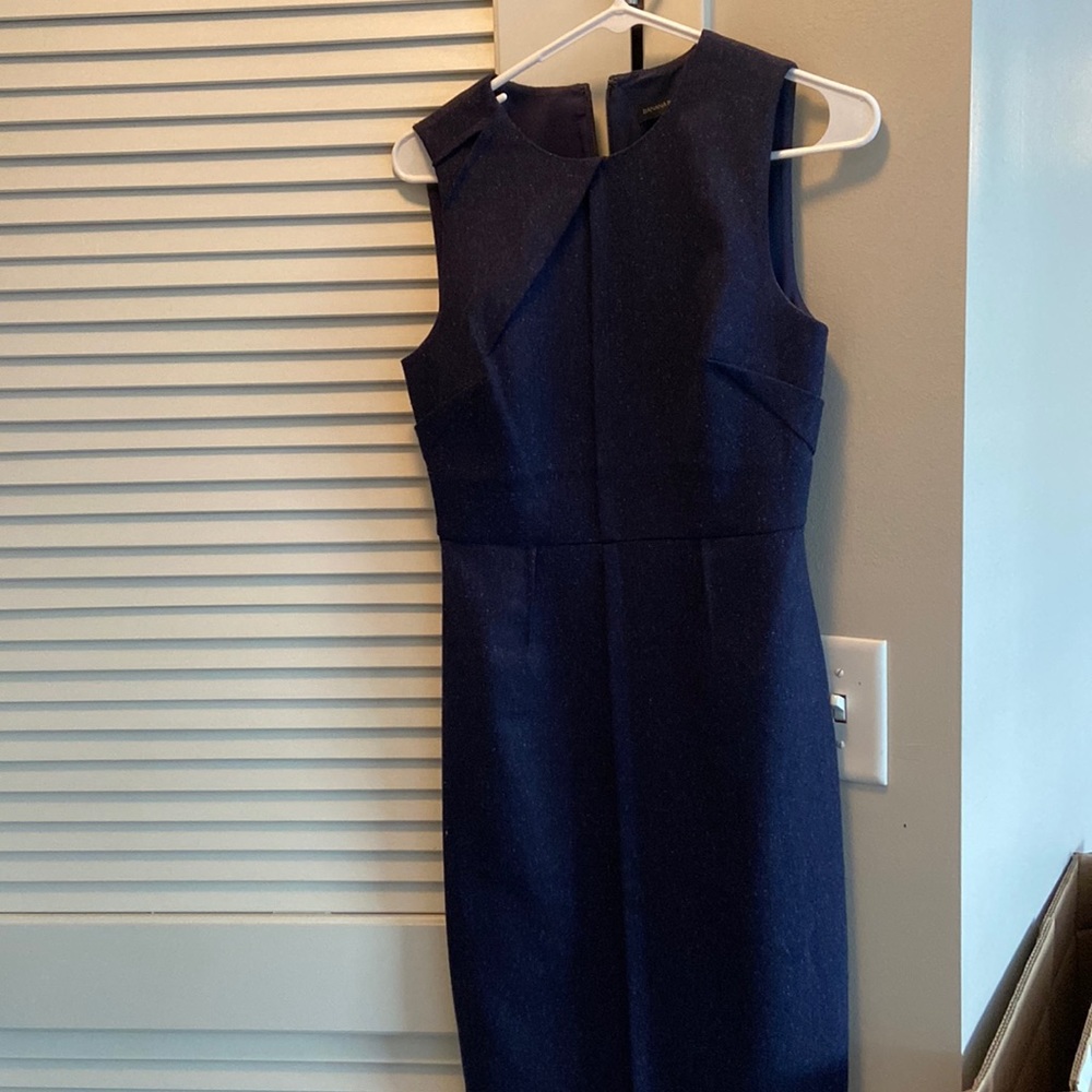 Navy Banana Republic dress